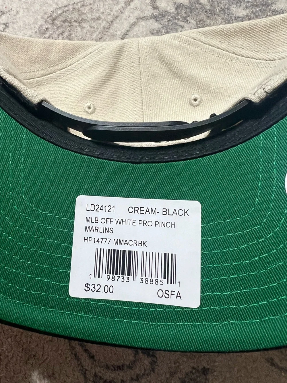 Mitchell & Ness Miami Marlins Pro Pinch Fit snapback hat